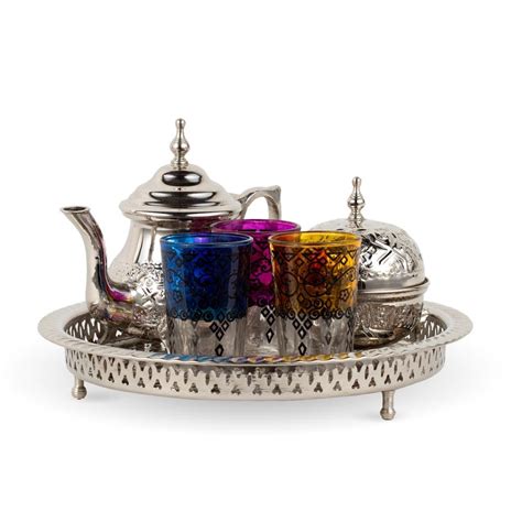 Arabic Tea Set - Tetuan Model - Arab Home Decor