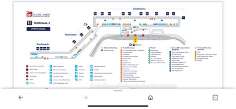 Stl St Louis Airport Terminal Map