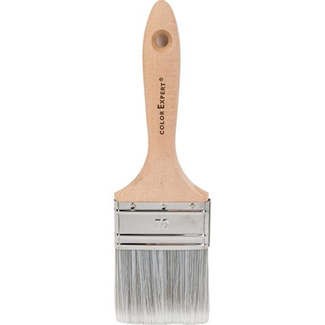 Флейцевая кисть COLOR EXPERT 70мм толщ 6,жел PBT-щетина, ручка тверд ...
