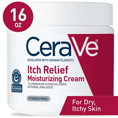 Cerave Moisturizing Cream For Itch Relief 16 Oz