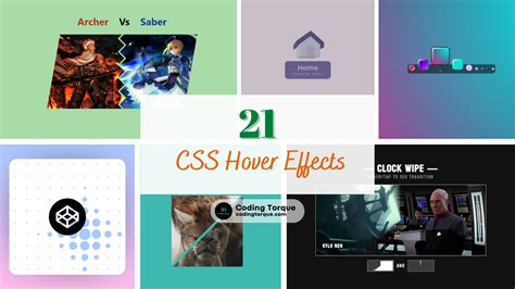 21 Css Hover Effects Coding Torque