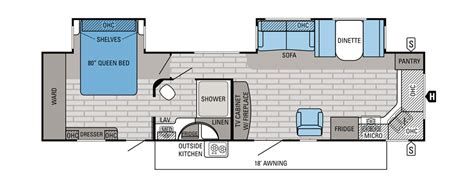 Front Living Travel Trailer Floor Plans Floorplans Click