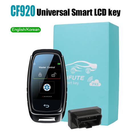 English Korean CF920 Modified Smart Car LCD Key For All Keyless Button