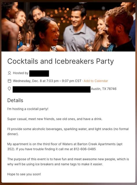 How To Create a Cocktail Party Invitation: Examples & Templates