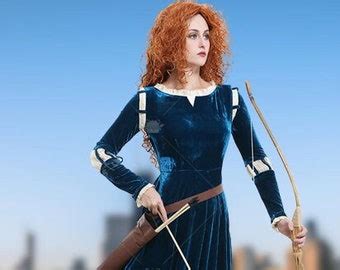 Brave Princess Merida Cosplay Costume Merida Dress Adult Women With ...