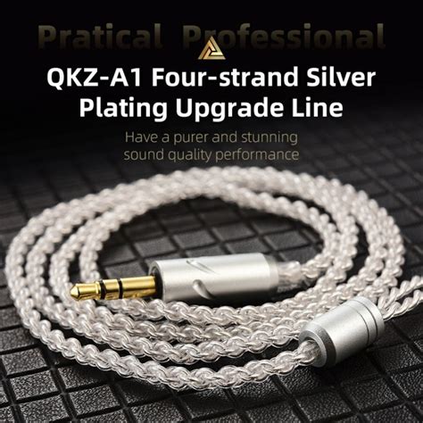 Jual Qkz A Silver Plated Kabel Core Upgrade Cable For Kz Zsn Pro X