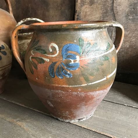 Terra Cotta Vase Etsy