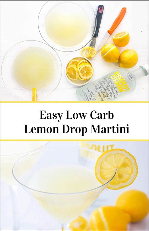 Keto Lemon Drop Martini Recipe A Light Refreshing Keto Cocktail