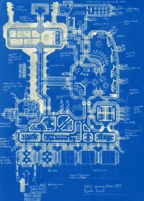 Space Station Blueprint by SoulSonicFarce on DeviantArt