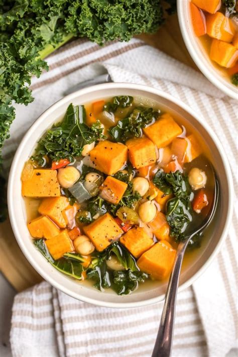 Sweet_Potato_Kale_Soup_GlutenFree_Vegan_OilFree_FromMyBowl-5 - From My Bowl