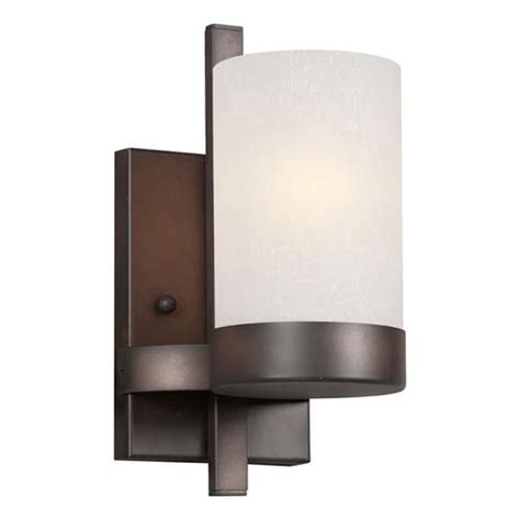 45 In W 1 Light Antique Bronze Wall Sconce In The Wall Sconces Department At