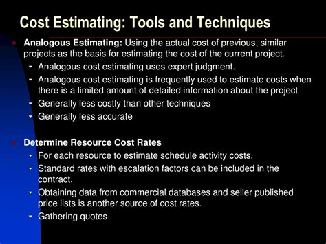 Ppt Construction Management Construction Project Costs Management