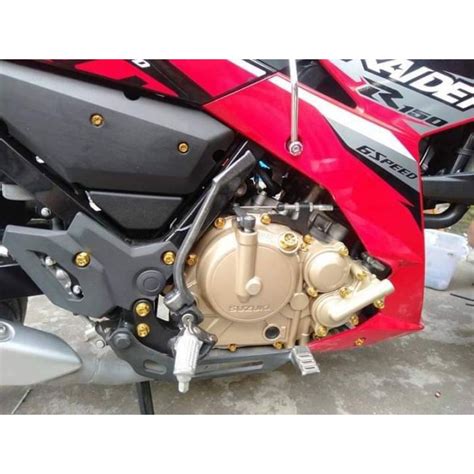 raider  fi crankcase set gold shopee philippines