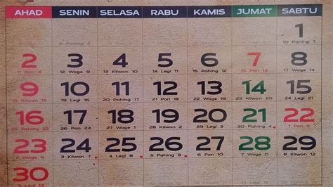 Kalender Jawa Tanggal 25 April 2024 Lengkap Weton Nama Pasaran Dan Gambaran Watak Orang Kamis