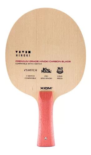 Raquete Ping Pong Tenis De Mesa Xiom Vivid Hinoki Carbon Frete Gr Tis