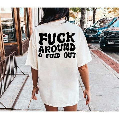 Fuck Around And Find Out Svg Sarcastic Funny SVG Wine Glas Inspire Uplift