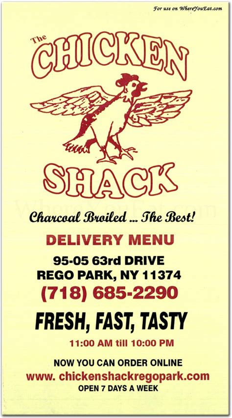 Chicken Shack Restaurant In New York Menus And Photos