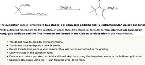 Solved He Cyclization Above Proceeds In Two Stages Chegg