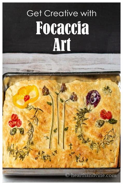 Focaccia Bread Art Easy Recipe For Getting Creative