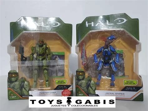 Halo Infinite Set De 2 Figuras Master Chief Y Jackal Sniper Meses Sin