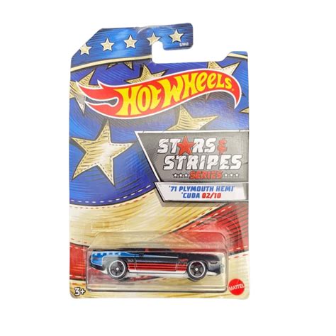 Hot Wheels Stars Stripes 71 Plymouth Hemi CUDA S