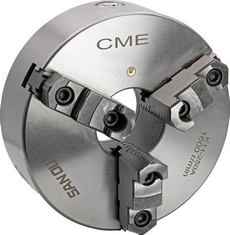 Cme Jaw Self Centering Scroll Lathe Chuck Plain Flat Back