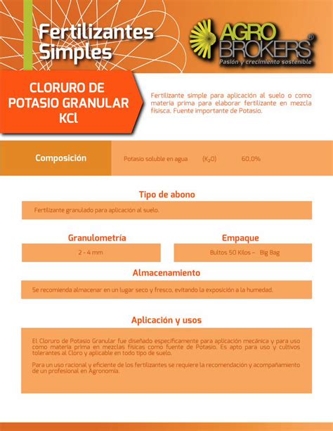 Pdf Cloruro De Potasio Granular Kci Agrobrokers Co Dokumen Tips