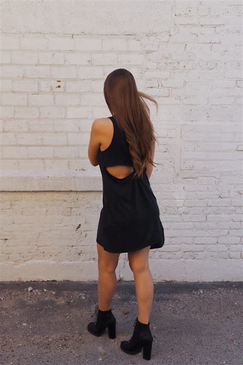 Black Tank Top Dress Minit Fashion