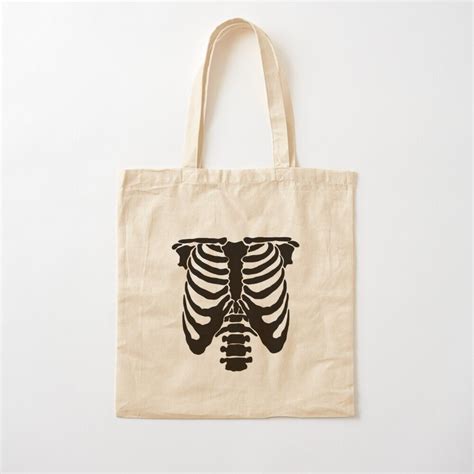 Halloween Skeleton Tote Bag By Niceghost