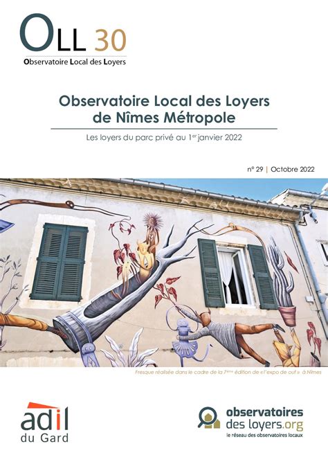 Calaméo Observatoire Local des Loyers du parc privé 2022 sur Nîmes