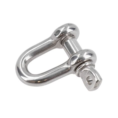 Stainless Steel Dee Shackle Load Rated Swl Ton Marine Grade