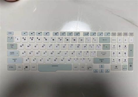 Cubierta De Teclado Ruso Y Espa Ol Para ASUS TUF A 15 FA506IH FA506 FA