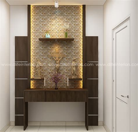 Prayer Unit Design In Kerala Kochi Bangalore By D Life Interiors