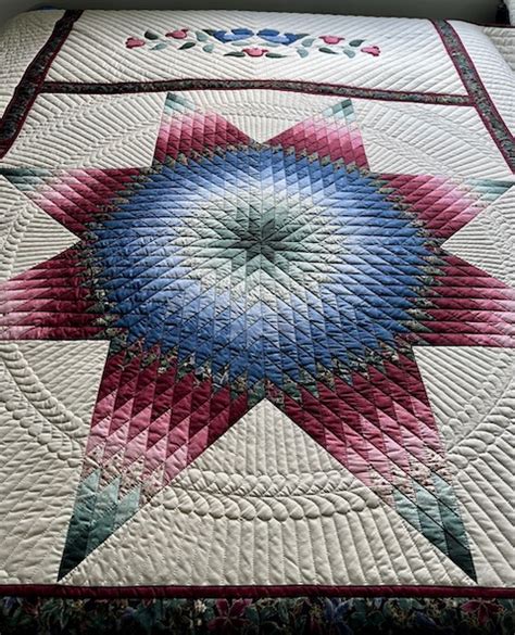 Radiant Star Amish Quilt By Amish Spirit