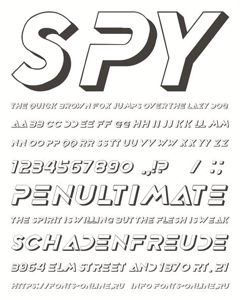 Spy Font