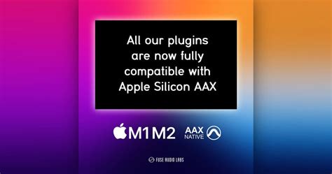 Fuse Audio Labs Announces Native Silicon Aax Support For All Plugins