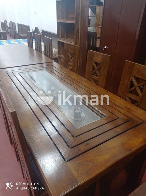 Teak Dining Table With Chairs Moratuwa Ikman