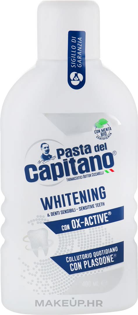 Pasta Del Capitano Whitening Mouthwash Vodica Za Ispiranje Usta Za