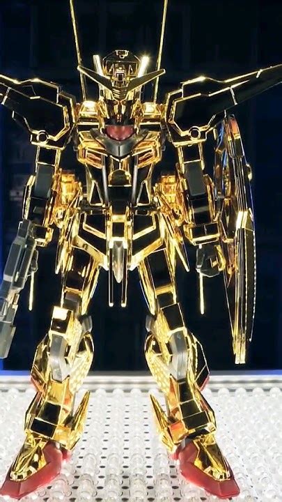 hg akatsuki gundam bandai  golden gundam toys model youtube
