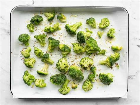 Oven Roasted Broccoli Florets