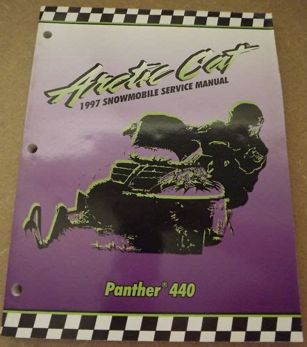 1997 Arctic Cat Panther 440 Service Manual Ebay