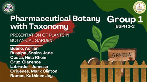 Pharmaceutical Botany With Taxonomy BSPH 1 1 Compilation Of Vlogs