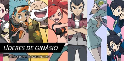 Lideres de Ginásio PokéStorn