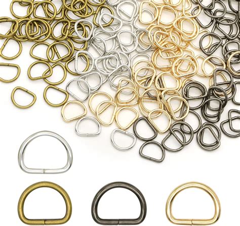 Amazon Asamuyu 200 Pieces Metal D Ring Buckles D Ring Loop Clasp