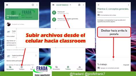 Subir Tareas Archivos Desde El Celular A Classroom YouTube