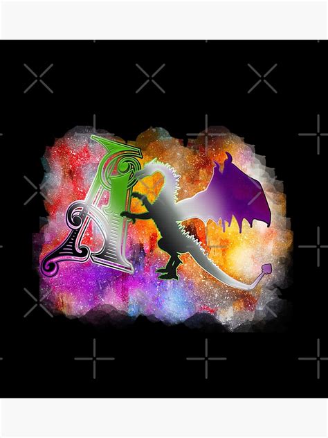 A Dragon Aromantic Asexual Or Aro Ace Pride Flag Dragon Metal