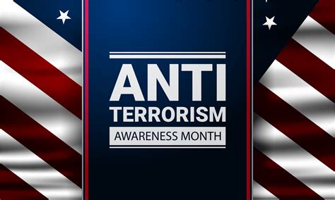 Antiterrorism Awareness Month Background Vector Illustration 35527331