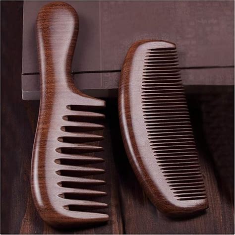 Hair Combs Wooden Hair Comb Anti Static Wooden Wide Tooth Comb Women