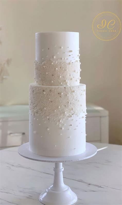 White Wedding Cake Pearls