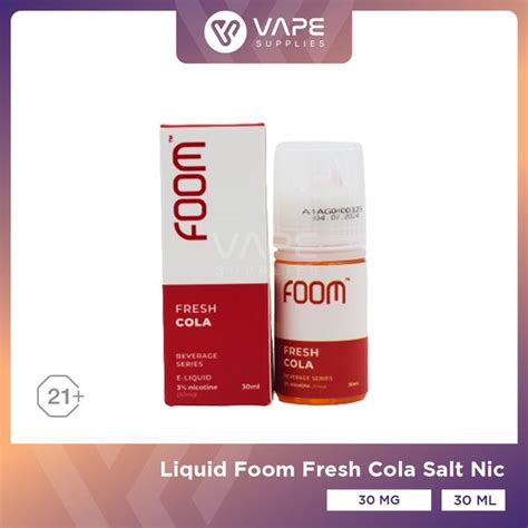 Jual Liquid Foom Fresh Cola Salt Nic Ml Foom Beverage Series Di